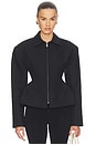 view 1 of 5 Lyza Sculpted Jacket in Black