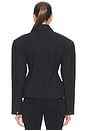 view 3 of 5 Lyza Sculpted Jacket in Black
