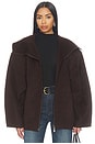 view 2 of 6 Rita Wool Coat in Espresso Melange