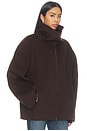 view 4 of 6 Rita Wool Coat in Espresso Melange