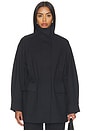 view 1 of 6 Mai Compact Suiting Parka Jacket in Black