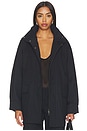 view 2 of 6 Mai Compact Suiting Parka Jacket in Black