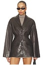 view 1 of 6 Salta Leather Jacket in Raven