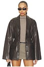 view 2 of 6 Salta Leather Jacket in Raven