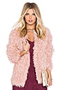 view 1 of 5 Jeni Lamb Fur Jacket in Blush