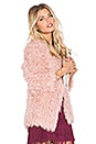 view 3 of 5 Jeni Lamb Fur Jacket in Blush
