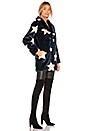 view 3 of 4 Althea Faux Fur Coat in Cosmic
