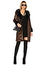view 1 of 4 x REVOLVE Emmie Faux Fur Coat in Dark Cheetah & Black