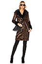 view 2 of 4 x REVOLVE Emmie Faux Fur Coat in Dark Cheetah & Black