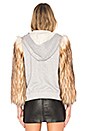 view 3 of 4 x REVOLVE Elliot Faux Fur Hoodie Jacket in Siverian