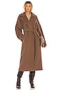 view 2 of 4 The Jacintha Coat in Brown