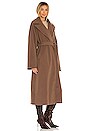 view 3 of 4 The Jacintha Coat in Brown