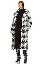 view 2 of 5 Arlo Coat in Black Houndstooth