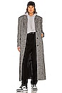 view 1 of 5 Lucas Coat in Black & White