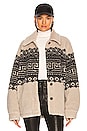 view 1 of 5 BLOUSON ALAYIA in Alma Ecru Geo