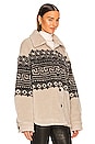 view 3 of 5 BLOUSON ALAYIA in Alma Ecru Geo
