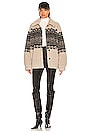 view 5 of 5 BLOUSON ALAYIA in Alma Ecru Geo
