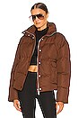 view 1 of 5 BLOUSON EVERETTE in Chocolate Brown