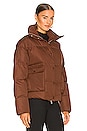 view 3 of 5 BLOUSON EVERETTE in Chocolate Brown