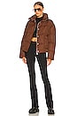 view 5 of 5 BLOUSON EVERETTE in Chocolate Brown