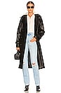 view 1 of 4 Oliver Trench Coat in Black