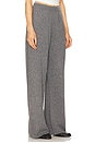 view 2 of 6 Hansen Wool Cashmere Pant in Dark Heather Grey