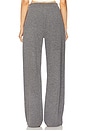 view 4 of 6 Hansen Wool Cashmere Pant in Dark Heather Grey
