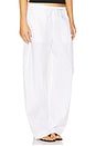 view 2 of 6 PANTALON LANA in White