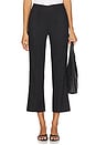 view 1 of 7 Iyla Crop Flare Pant in Black