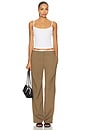 view 5 of 7 PANTALÓN CON TRABILLAS LYLA in olive