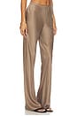 view 2 of 7 x Coco Loretta Silk Bias Pant in Mushroom