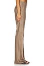 view 3 of 7 x Coco Loretta Silk Bias Pant in Mushroom