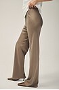 view 3 of 8 x Coco Loretta Silk Bias Pant in Mushroom
