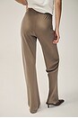 view 4 of 8 x Coco Loretta Silk Bias Pant in Mushroom
