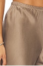view 6 of 7 x Coco Loretta Silk Bias Pant in Mushroom