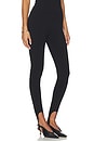 view 2 of 6 Deelia Knit Stirrup Legging in Black