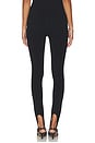 view 4 of 6 Deelia Knit Stirrup Legging in Black