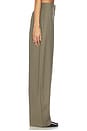 view 3 of 7 Mai Sculptural Compact Suiting Pant in Olive