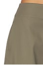 view 6 of 7 Mai Sculptural Compact Suiting Pant in Olive