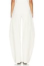 view 4 of 6 Mai Sculptural Compact Suiting Pant in Ivory