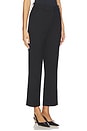view 2 of 7 x Jasmine Tookes Jodi Classic Suiting Cropped Pant in Black