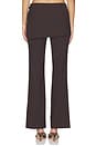 view 4 of 7 x Jasmine Tookes Dana Apron Pant in Espresso