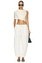 view 5 of 7 PANTALÓN LANA in Off White