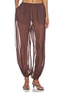 view 1 of 7 PANTALÓN KAI in Chocolate Brown