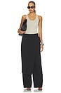 view 6 of 8 Silje Classic Suiting Apron Trouser in Black