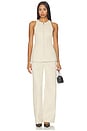 view 6 of 7 Ari Compact Suiting Pant in Tofu