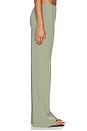 view 4 of 7 Loretta Crepe Bias Pant in Light Olive