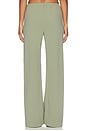 view 5 of 7 Loretta Crepe Bias Pant in Light Olive