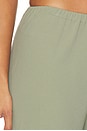 view 7 of 7 Loretta Crepe Bias Pant in Light Olive