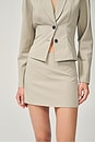 view 5 of 7 Naiara Mini Skirt in Khaki Green